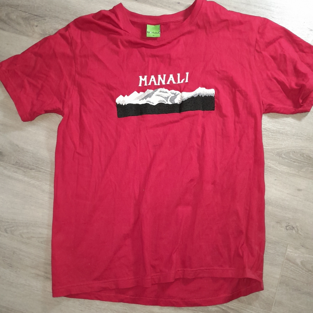 Manali Red Kids Short Sleeve T-Shirt